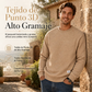🔥 ¡50% OFF POR TIEMPO LIMITADO! 👕✨ Camiseta Jacquard de Manga Larga con Cuello Redondo para Hombre – Elegante, Cómoda y Versátil