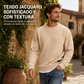 🔥 ¡50% OFF POR TIEMPO LIMITADO! 👕✨ Camiseta Jacquard de Manga Larga con Cuello Redondo para Hombre – Elegante, Cómoda y Versátil