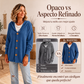 Cárdigan de punto con capucha casual para mujer