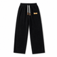 Pantalones casuales de pana para hombre, corte holgado con cintura elástica con cordón de ajuste