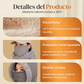 Gorro térmico grueso con forro de peluche y máscara facial para hombres y mujeres