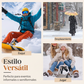 Gorro térmico grueso con forro de peluche y máscara facial para hombres y mujeres