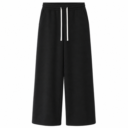 Pantalones de chándal casuales con cordón y corte holgado para hombre