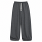 Pantalones de chándal casuales con cordón y corte holgado para hombre