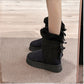 🔥 ¡50% OFF POR TIEMPO LIMITADO! 👢❄️ Botas de Nieve con Plataforma y Detalle de Lazo para Mujer – Cálidas, Cómodas y con Estilo ✨