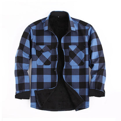 🔥 ¡50% OFF POR TIEMPO LIMITADO! 🧥❄️ Camisa-Jaqueta Térmica de Cuadros para Hombre – Cálida, Cómoda y con Estilo Casual ✨