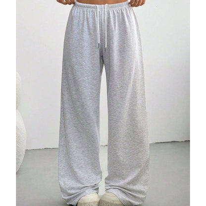 🔥 ¡50% OFF POR TIEMPO LIMITADO! 👖✨ Pantalones Deportivos Casuales de Pierna Ancha con Cordón para Mujer – Cómodos, Relajados y Versátiles