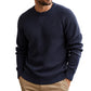 🔥 ¡50% OFF POR TIEMPO LIMITADO! 🧶👕 Top de Punto Clásico con Cuello Redondo para Hombre – Cómodo, Cálido y Fácil de Combinar ✨