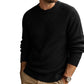 🔥 ¡50% OFF POR TIEMPO LIMITADO! 🧶👕 Top de Punto Clásico con Cuello Redondo para Hombre – Cómodo, Cálido y Fácil de Combinar ✨