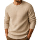 🔥 ¡50% OFF POR TIEMPO LIMITADO! 🧶👕 Top de Punto Clásico con Cuello Redondo para Hombre – Cómodo, Cálido y Fácil de Combinar ✨