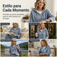 🔥 ¡50% OFF POR TIEMPO LIMITADO! 🐆🧶 Sudadera de Punto con Capucha y Estampado de Leopardo para Mujer – Cálida, Cómoda y con Mucho Estilo ✨