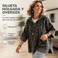 🔥 ¡50% OFF POR TIEMPO LIMITADO! 🐆🧶 Sudadera de Punto con Capucha y Estampado de Leopardo para Mujer – Cálida, Cómoda y con Mucho Estilo ✨