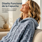 🔥 ¡50% OFF POR TIEMPO LIMITADO! 🐆🧶 Sudadera de Punto con Capucha y Estampado de Leopardo para Mujer – Cálida, Cómoda y con Mucho Estilo ✨
