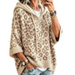 🔥 ¡50% OFF POR TIEMPO LIMITADO! 🐆🧶 Sudadera de Punto con Capucha y Estampado de Leopardo para Mujer – Cálida, Cómoda y con Mucho Estilo ✨