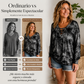 🔥 ¡50% OFF POR TIEMPO LIMITADO! 👚✨ Top de Mujer con Estampado Tie-Dye, Cuello V y Cordones – Cómodo, Moderno y Lleno de Estilo 🌈