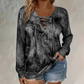 🔥 ¡50% OFF POR TIEMPO LIMITADO! 👚✨ Top de Mujer con Estampado Tie-Dye, Cuello V y Cordones – Cómodo, Moderno y Lleno de Estilo 🌈