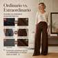 🔥 ¡50% OFF POR TIEMPO LIMITADO! 👖✨ Pantalones de Pierna Ancha y Talle Alto para Mujer – Cómodos, Elegantes y Favorecedores