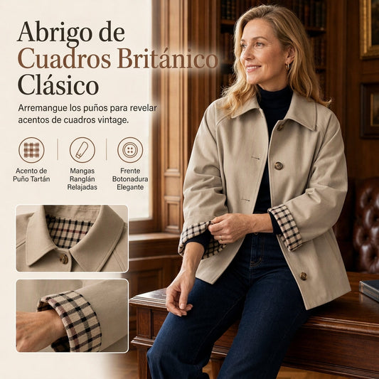 Abrigo de Mujer de Manga Larga Casual de Botón Simple para Otoño e Invierno