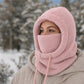 Pasamontañas térmico cortavientos para ciclismo, unisex