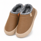 Botas de invierno impermeables para mujer, zapatos casuales forrados de algodón cálido sin cordones con cuña oculta, suela antideslizante y suave para caminar