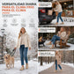 Botas de invierno impermeables para mujer, zapatos casuales forrados de algodón cálido sin cordones con cuña oculta, suela antideslizante y suave para caminar