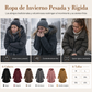 Abrigo de Invierno para Mujer de Color Sólido, Botones Asimétricos, de Felpa Afelpada y Suave