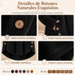 Abrigo de Invierno para Mujer de Color Sólido, Botones Asimétricos, de Felpa Afelpada y Suave