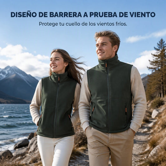 🔥 ¡50% OFF POR TIEMPO LIMITADO! 🦺❄️ Chaleco Térmico Unisex con Forro de Felpa – Cálido, Cómodo y Perfecto para el Invierno ✨