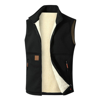 🔥 ¡50% OFF POR TIEMPO LIMITADO! 🦺❄️ Chaleco Térmico Unisex con Forro de Felpa – Cálido, Cómodo y Perfecto para el Invierno ✨
