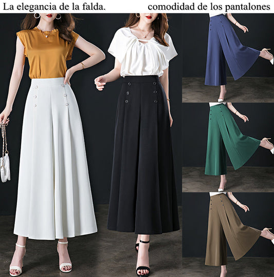 👖✨ Pantalones Anchos Plisados para Mujer   Cómodos, Elegantes y Súper Frescos 💃🌸